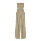 Combinaison Femme sans manches en polyester, élégante et confortable