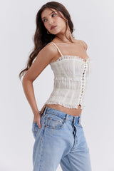 Corsets : Diara | Corset Élégant avec Paillettes pour Femmes in van Seroa