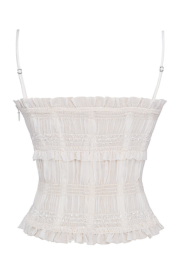 Corsets : Diara | Corset Élégant avec Paillettes pour Femmes in van Seroa