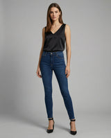 Débardeur Noir Femme Élégant Minimaliste 1