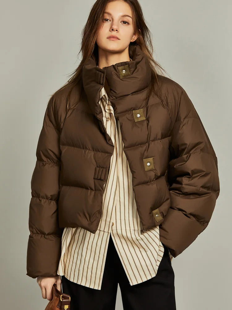 Doudoune Femme Élégante Matelassée Hiver 0