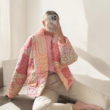 Doudoune Femme Florale Chic Décontractée 0