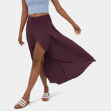 skirts : Heidi | Jupe Longue Femme Swingante Élégante Mi-Mollet in Vin van Seroa
