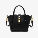 bags : Clara Sac à Main Femme en Cuir Élégant et Pratique in Noir van Seroa