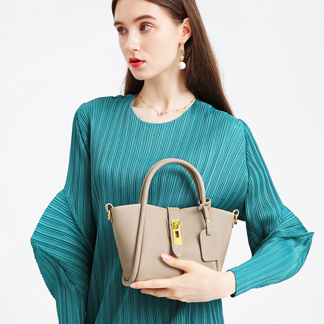 bags : Clara Sac à Main Femme en Cuir Élégant et Pratique in van Seroa