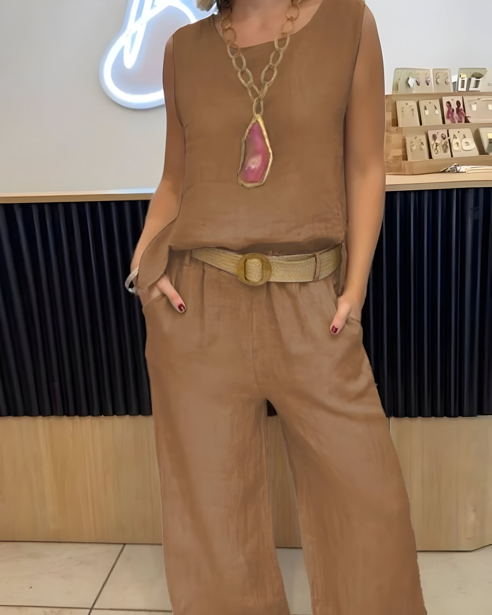 Moira | Ensemble Boho Élégant Femme Deux Pièces