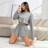 Ensemble Décontracté Femme Haut Court et Short 1
