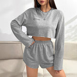 Ensemble Décontracté Femme Haut Court et Short 4