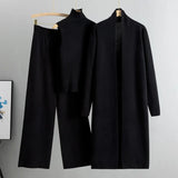 Ensemble Élégant Cardigan et Pantalon Femme 2