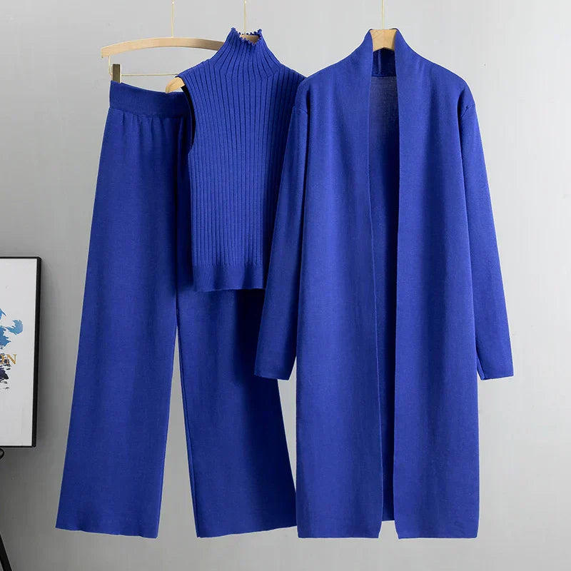 Ensemble Élégant Cardigan et Pantalon Femme 5