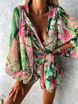 Ensemble Élégant Femme Short Chemisier 4