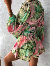 Ensemble Élégant Femme Short Chemisier 5
