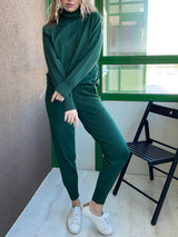Ensemble Élégant à Col Roulé Femme 1