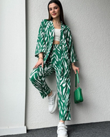 Ensemble Femme Chemise Oversize et Pantalon Fluide 4