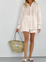 Ensemble Femme Chemise et Short Élégant 10