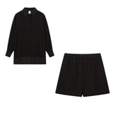 Ensemble Femme Chic Chemise et Short 8