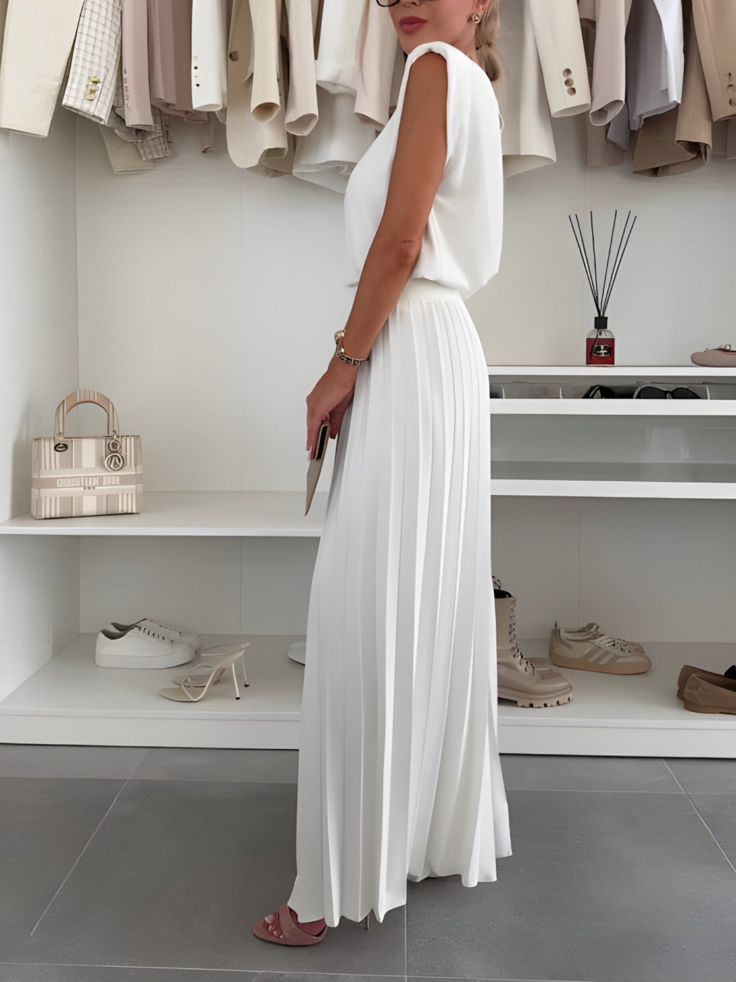 Magdalena | Ensemble Femme Chic Pantalon Fluide