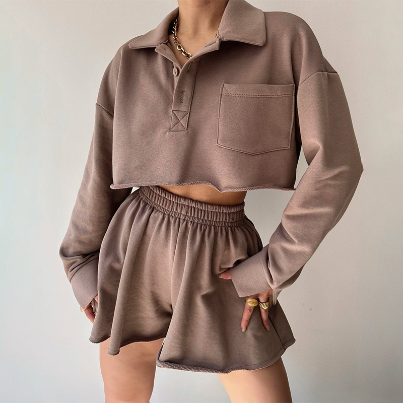 Ensemble Femme Chic Pull Court Doux 0
