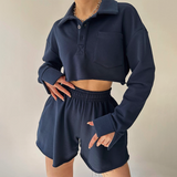 Ensemble Femme Chic Pull Court Doux 5