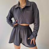 Ensemble Femme Chic Pull Court Doux 8