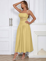 Ensemble Femme Chic Top Sans Manches Jupe Longue 2