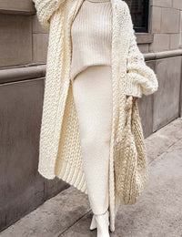 Damen Strickset mit Strickweste