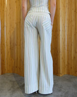 Ensemble Femme Chic à Rayures Été 4