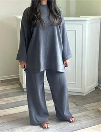 Damen-Set aus Cord mit Rippenstruktur Damenbekleidung