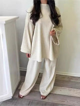 Ensemble Femme Chic en Velours Côtelé 1