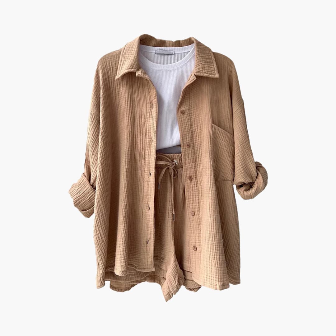 Ensemble Femme Décontracté Élégant Été 1