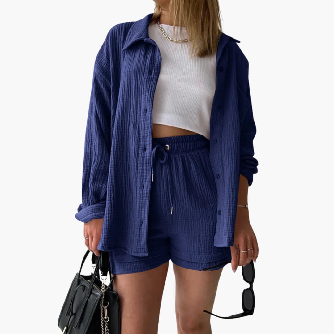Ensemble Femme Décontracté Élégant Été 13
