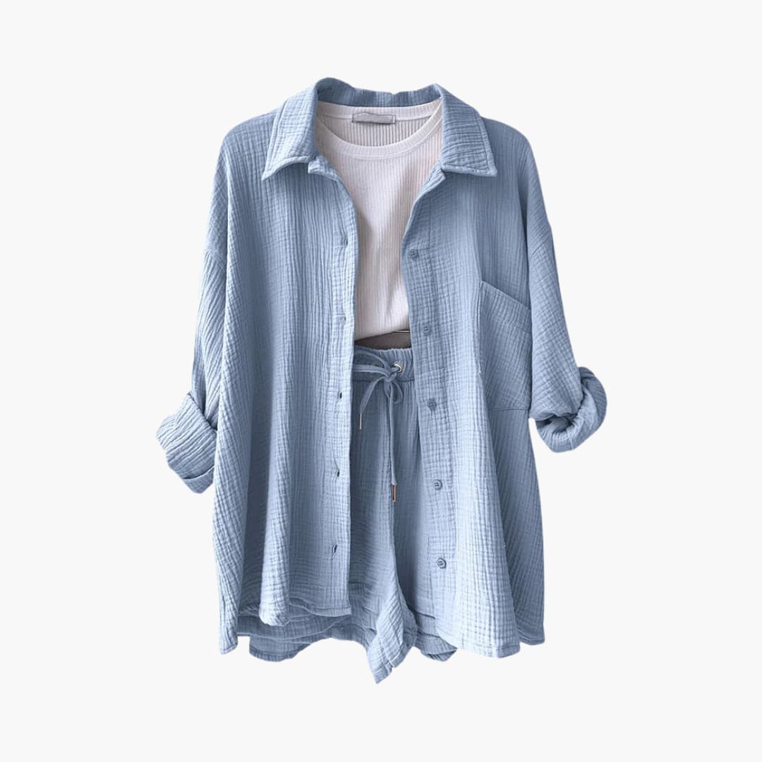 Ensemble Femme Décontracté Élégant Été 5