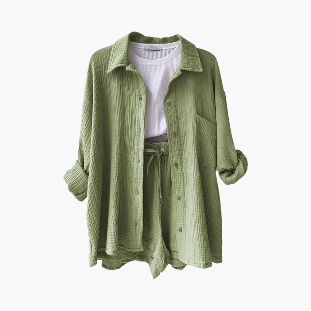 Ensemble Femme Décontracté Élégant Été 7