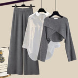 Ensemble Femme Élégant Trois Pièces 0