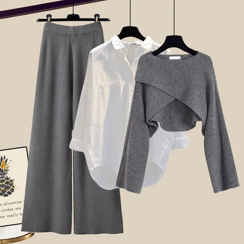Ensemble Femme Élégant Trois Pièces 0