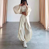 Ensemble Femme Élégant à Manches Larges 0