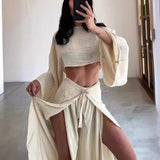 Ensemble Femme Élégant à Manches Larges 3