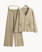 Ensemble Femme Élégant en Maille Douce 1