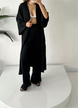 Ensemble Femme Kimono Élégant Plissé 6