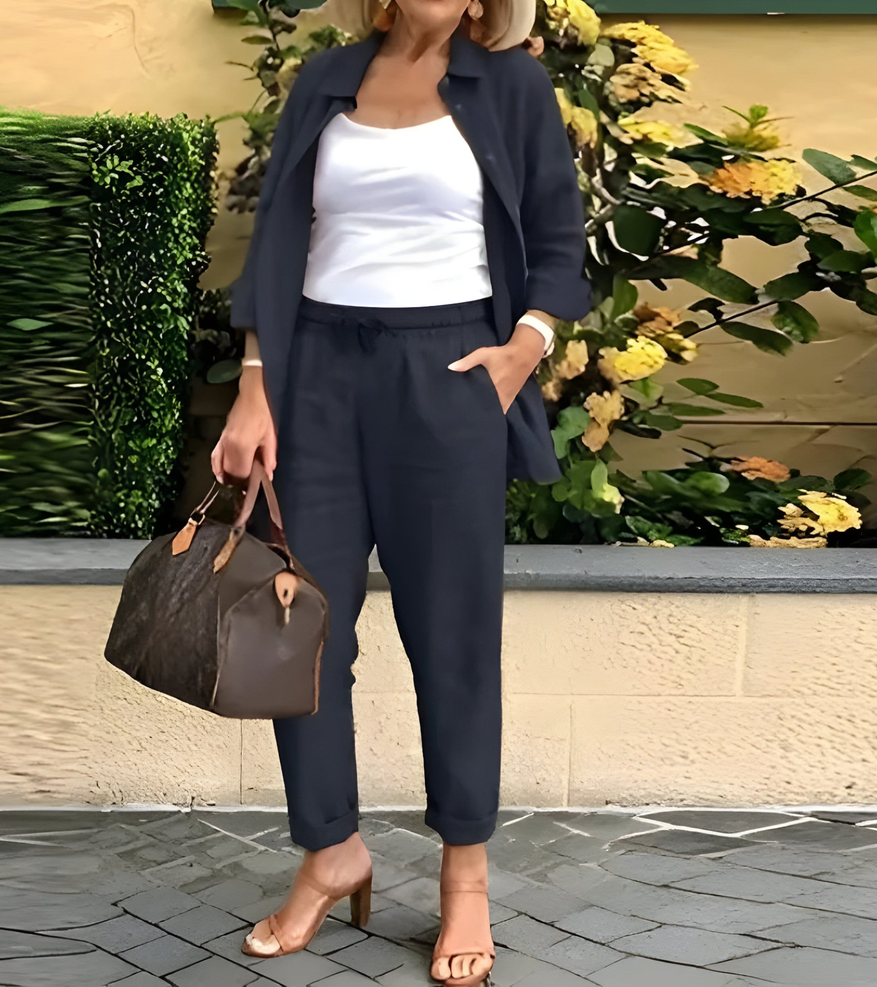 Misty | Ensemble Femme Lin et Coton Élégant