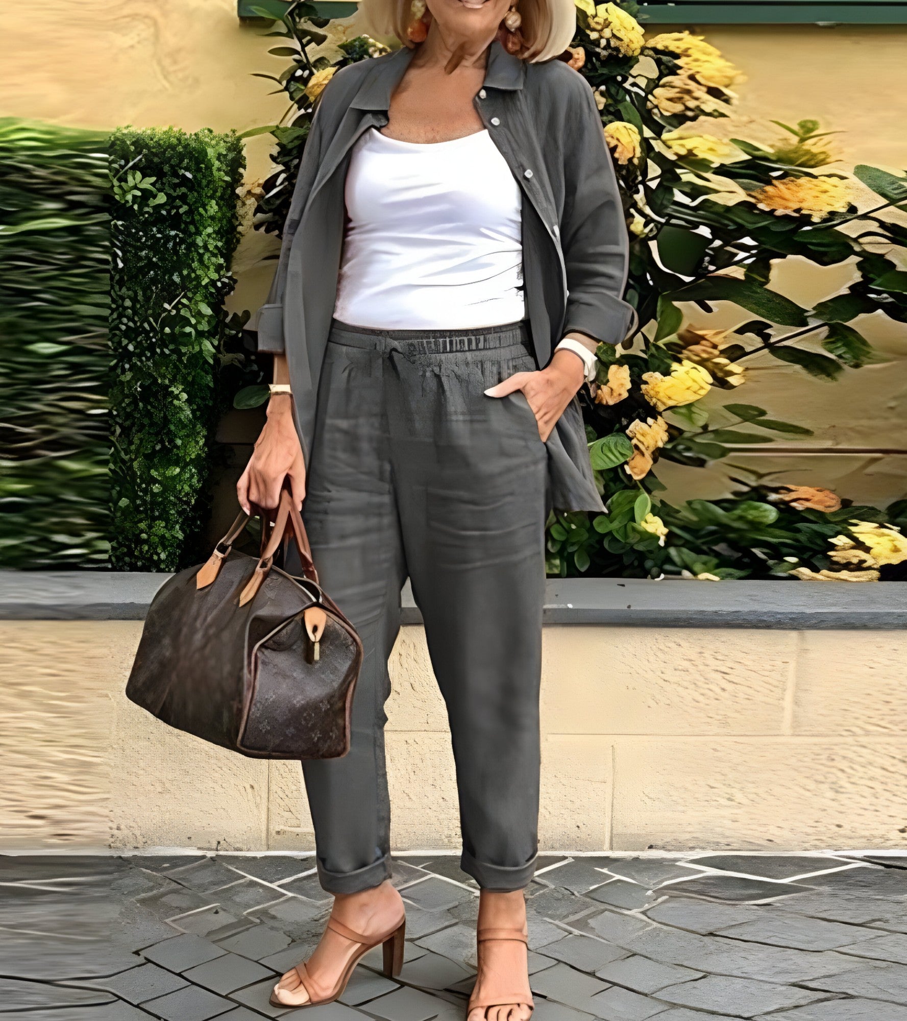 Misty | Ensemble Femme Lin et Coton Élégant