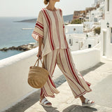 Ensemble Femme T-shirt et Pantalon Court Décontracté 1