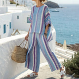 Ensemble Femme T-shirt et Pantalon Court Décontracté 2