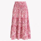 Damen fließendes Set mit elegantem Blumenmuster – weite Hose &