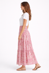 Damen fließendes Set mit elegantem Blumenmuster – weite Hose &
