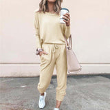 Ensemble Jogging Femme Décontracté Deux Pièces 6