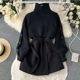 Ensemble Tailleur Femme Chic Gilet Jupe 1