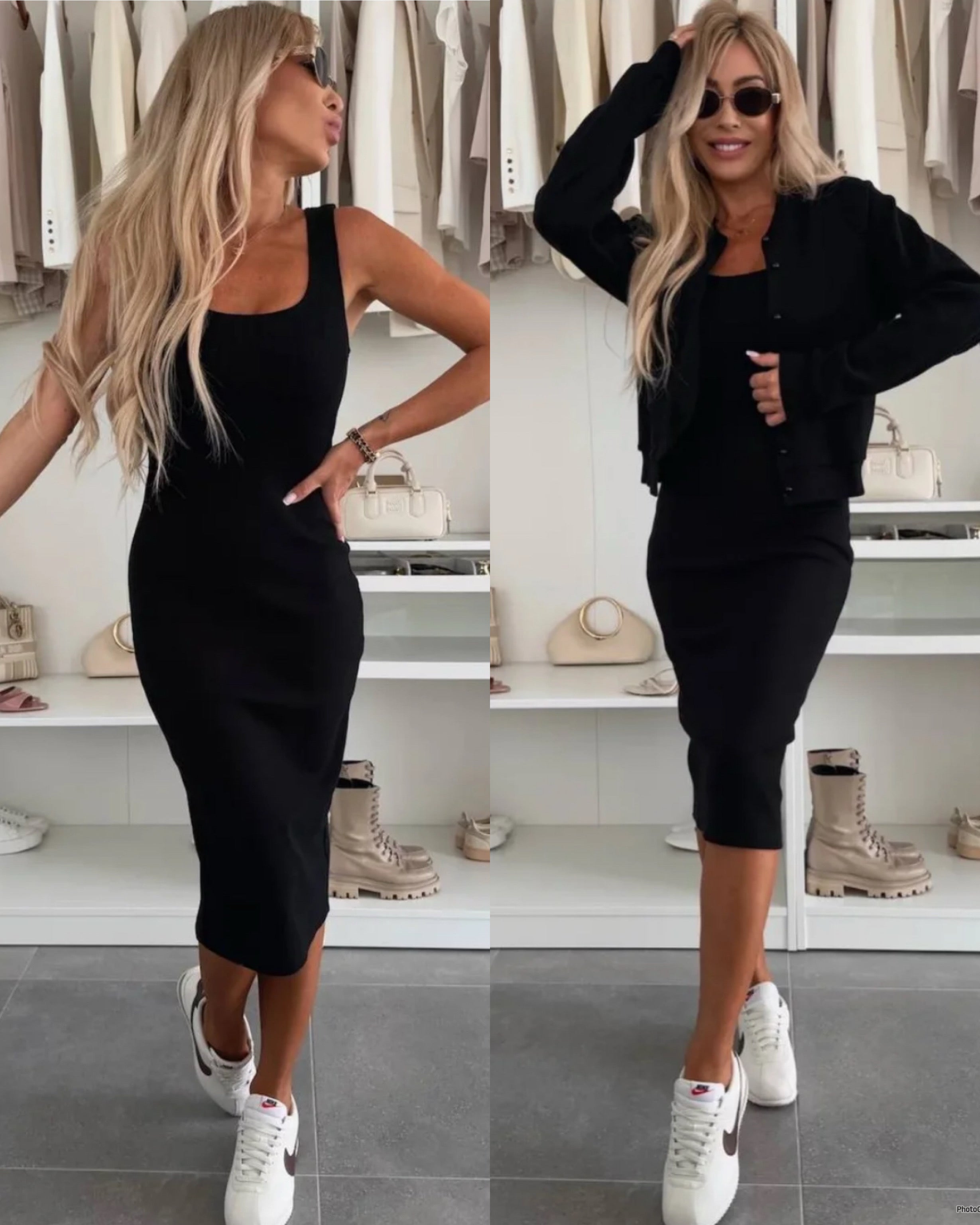 Ensemble Tailleur Femme Chic Jupe et Bomber 3