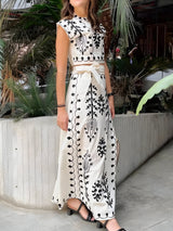 Cordelia | Ensemble Tailleur Femme Chic à Imprimé