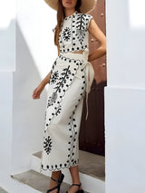 Cordelia | Ensemble Tailleur Femme Chic à Imprimé